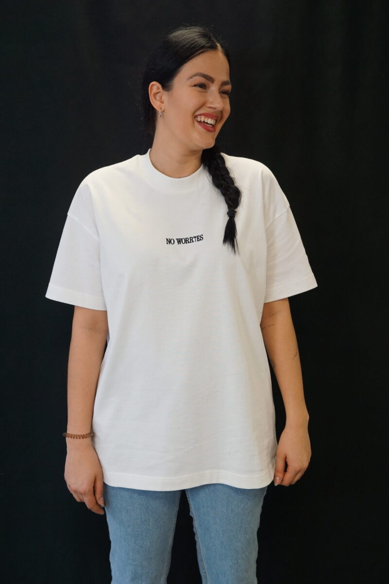 No Worries Wordlwide - T-Shirt White
